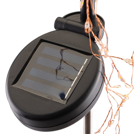 ADONIS 3000K LED solární zahradní lampa poháněná dekorativním stromem LUMILED