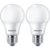 2x LED žárovka E27 A60 7W = 60W 806lm 2700K teplá bílá 150° PHILIPS