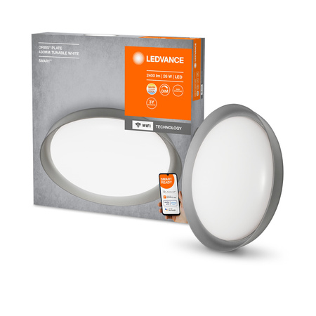 LED stropní svítidlo ORBIS Talíř 24W 2500lm Teplá bílá-Studená bílá 43cm SMART+ WiFi LEDVANCE