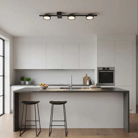 OVILO stropní svítidlo LED halogenové svítidlo 3x GX53 Bodové nástěnné svítidlo Reflektor LUMILED