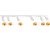Pásové svítidlo Stropní a nástěnné LED svítidlo 6 x GU10 MARIBEL White GOLDLUX (Polux)