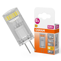 LED žárovka G4 CAPSULE 1.8W = 20W 200lm 2700K Teplá bílá 300° OSRAM Star 2x