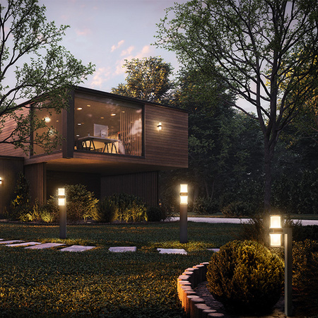 FLARE inteligentní zahradní patník 50 cm SMART+ WiFi 14W 1000lm RGB+W Ledvance