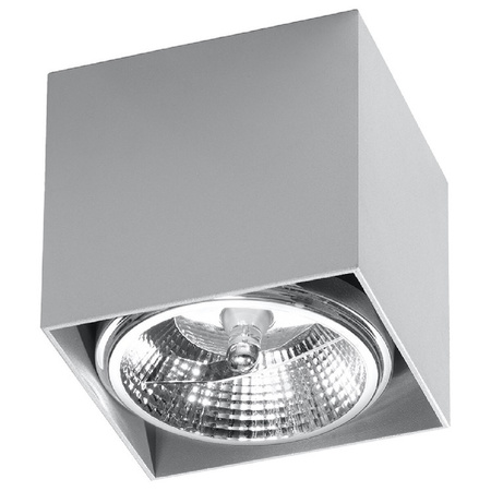 Svítidlo pro povrchovou montáž BLAKE GU10 Halogen Spot Tuba Cube Grey SOLLUX