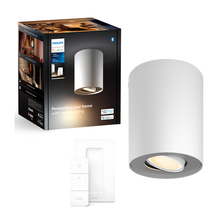 Stropní svítidlo LED Spot Pillar White 4,2W CCT PHILIPS HUE Bluetooth Zigbee + stmívač