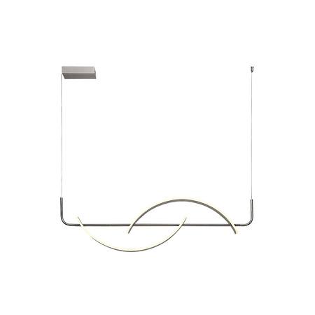Stropní závěsné svítidlo LED 35W 3000K Chrome Modern Jarnelle Rabalux