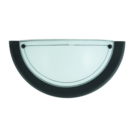 Nástěnné poloprofilové svítidlo LED E27 Black Classic Ufo 5163 Rabalux