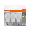 3x LED žárovka A60 E27 8W = 60W 806lm 2700K Warm 150° BASE Osram