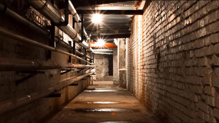 MILO 7040T/PB E27 kanálové svítidlo IP54 černé garážové svítidlo KANLUX