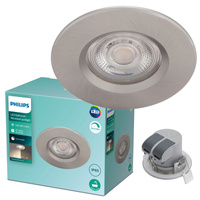 LED DIVE 5W 2700K 350lm IP65 kulaté saténové stmívatelné halogenové svítidlo PHILIPS