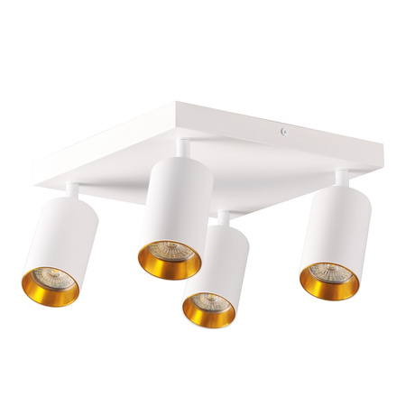 Stropní LED svítidlo nástěnné a stropní svítidlo 4 x GU10 MARIBEL White GOLDLUX (Polux)