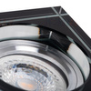 Halogenová bodová LED dioda GU5,3 Square Black Morta Kanlux k montáži pod omítku