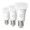 3PAK LED žárovka E27 A60 9W 2700K Warm PHILIPS HUE White Bluetooth Zigbee