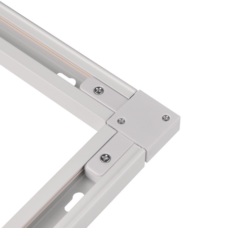 Úhlový konektor pro 1-fázovou přípojnici bílý Sanico Goldlux