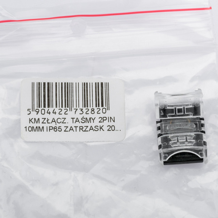 Konektor pro LED pásky 2PIN. 2stranný. 10mm západka