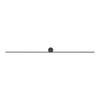 Nástěnné svítidlo LED pro povrchovou montáž 14W 550lm 4000lm Neutral Black Modern SPIN LED M 10621 Nowodvorski