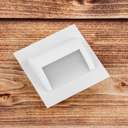 DECORUS 9 LED 1.2W bílé ProVero Teplá bílá schodišťové svítidlo