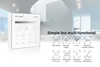 MONO LED nástěnný panel 4-ZONE Mi-Light stmívač - B1