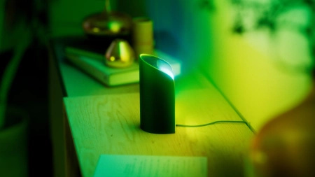 LED stolní lampa pro nástěnné osvětlení 1035lm IP20 Bílá a barevná Ambiance RGB + TW Black Smart SMART Zigbee Bluetooth Vnitřní stolní lampa Hrací podložka Philips HUE