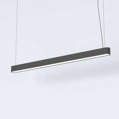 Závěsné svítidlo SOFT 7525 Nowodvorski Graphite 2xLED Tube T8 Ceiling 120x6 Modern