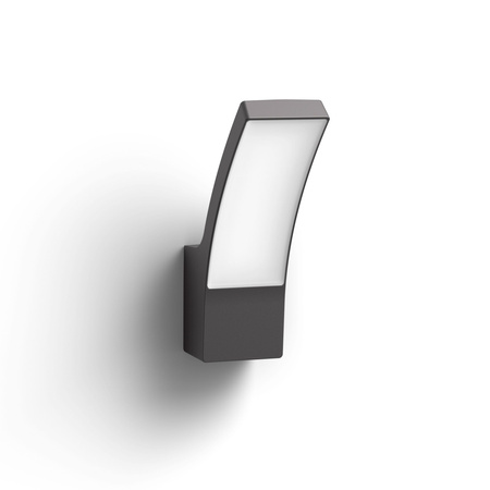 Zahradní nástěnné svítidlo LED SPLAY 3,8W 2700K teplé IP44 antracit PHILIPS