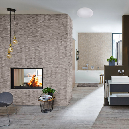 LED stropní koupelnový plafon ORLANDO 12W IP44 4000K White Round