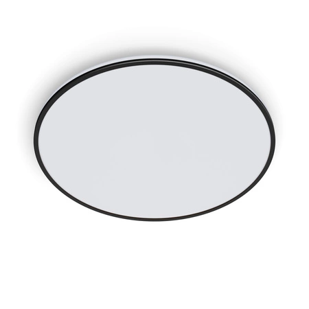 Plafond LED stropní svítidlo OZZIET 36W 2700K 50cm černé Kulaté stropní svítidlo PHILIPS
