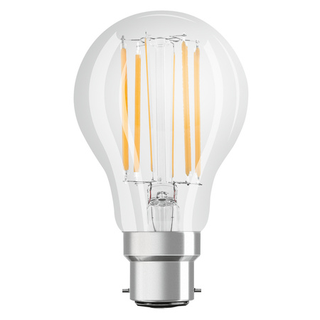 LED žárovka A60 B22d 7,5W = 75W 1055lm 4000K neutrální bílá 300° Retrofit Filament CLASSIC Osram