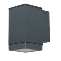 Nástěnné svítidlo zahradní lampy GU10 Down Graphite VT-841 V-TAC