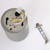 Stropní svítidlo přisazené. bodové z kovové trubky JUPITER 10 GOLDLUX (Polux) DOWNLIGHT E27 šedá