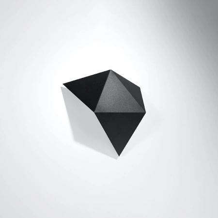 LED SOLIDO 2xG9 Nástěnné svítidlo Trojúhelníková černá SOLLUX