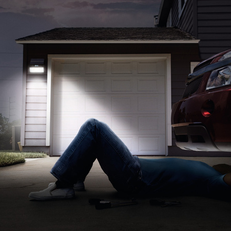 Solární Reflektor LED 2.9W 380lm 3000K se senzorem pohybu a soumraku Endura FLOOD SOLAR LEDVANCE