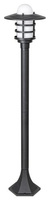 Venkovní LED zahradní lampa DARRINGTON E27 IP44 Tyč 96 cm Černá RABALUX