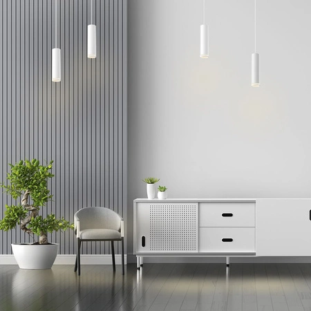 Stropní závěsné svítidlo SPOT 1x GU10 TATUM White Videx