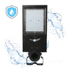 Solární LED průmyslové pouliční světlo 30W 4800lm CCT se senzorem pohybu a soumraku IP65 IK07 Black Street Kobi