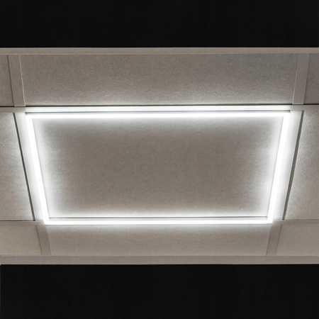 Osvětlovací rámeček LED lampa 60x60 40W 3600lm 4000K neutrální 110° pod omítku bílá AVAR KANLUX