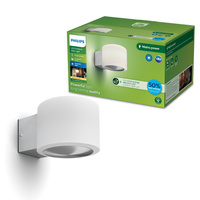 Zahradní nástěnná lampa Venkovní fasádní lampa LED 4,3 W 800 lm 2700 K IP44 nerezová ocel Otis Ultra Efficient Philips