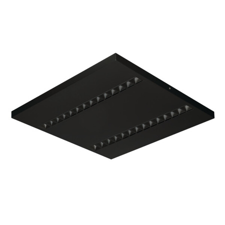 LED povrchový panel 60x60 Lamp 49W 5450lm 3500K teplá bílá 90° černé Kanlux