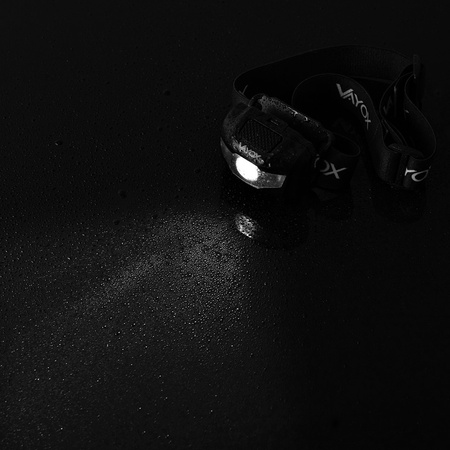 Dobíjecí čelová svítilna 100lm LED + 2x LED VA0178 VAYOX