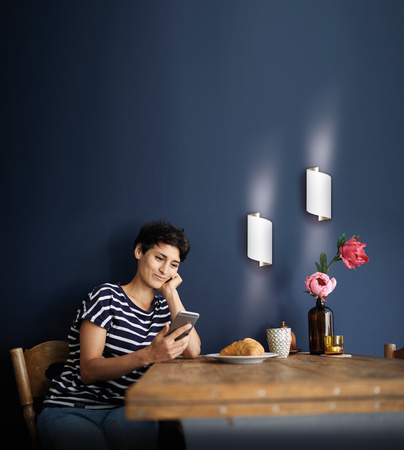 Nástěnné svítidlo SMART+ WIFI Chytré nástěnné svítidlo 12W ORBIS TWIST WHITE LEDVANCE