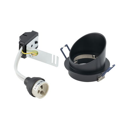 Zápustná montáž GU10 černá SOLTA 10491 Nowodvorski