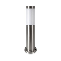 Stožár zahradní lampy E27 IP44 45CM Satin Nickel VT-838 V-TAC