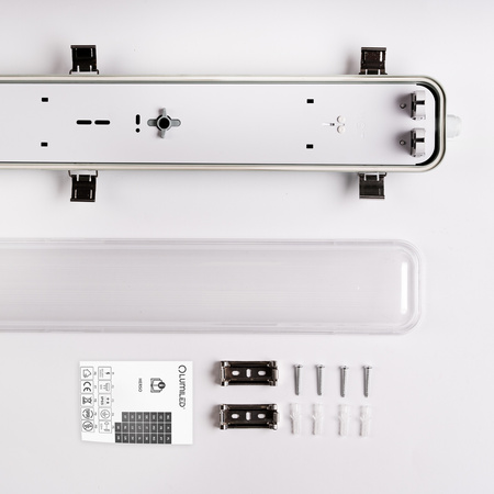 Hermetické Prachotěsné svítidlo 2x T8, G13 IP65 120cm OHLD-258 LUMILED