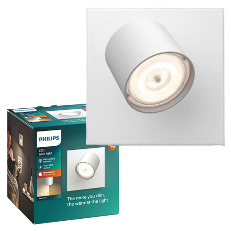 LED STAR stropní svítidlo 4,5W 2700K stmívatelné reflektorové svítidlo pohyblivé bílé PHILIPS