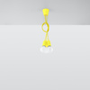 DIEGO LED závěsné stropní svítidlo 3xE27 Overhang Yellow SOLLUX