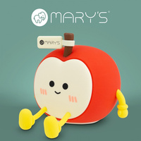 Dětské noční světlo LED 0,6W 3000K Warm Rechargeable 400mAh Red MARY'S YABBY