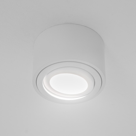 Povrchové Halogenové svítidlo AMAT-S, TUBA 50mm Nastavitelná Kulatá Bílá AMAT-S LUMILED