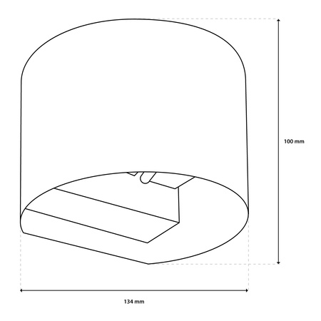 Zahradní nástěnná lampa LED G9 nastavitelná kulatá horní spodní černá PYXIS LUMILED