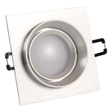 Bodové svítidlo MR16 stříbrné 12 V LIKA Sanico Goldlux pro vestavbu do zdi