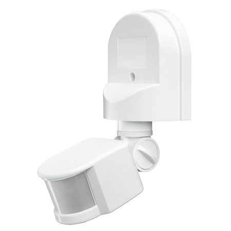 Venkovní světelný senzor pohybu a soumraku 1200W bílý IP44 VL-SPW2W Videx